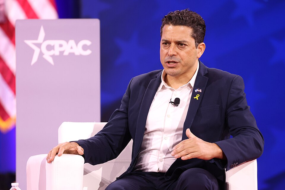 Minister of Diaspora Affairs for Israel Amichai Chikli speaking at the 2025 Conservative Political Action Conference (CPAC) at the Gaylord National Resort & Convention Center in National Harbor, Maryland.