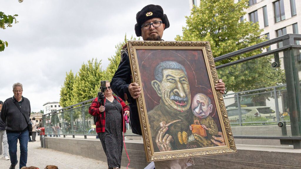Semyon Skrepetsky protests a few days before he was killed. Pic: Vasily Krestyaninov/SOPA Images/Shutterstock